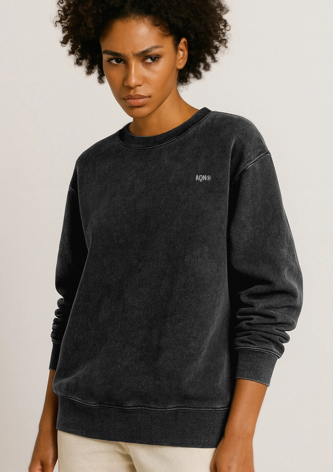 Sudadera premium oversize · Algodón orgánico · TIDE