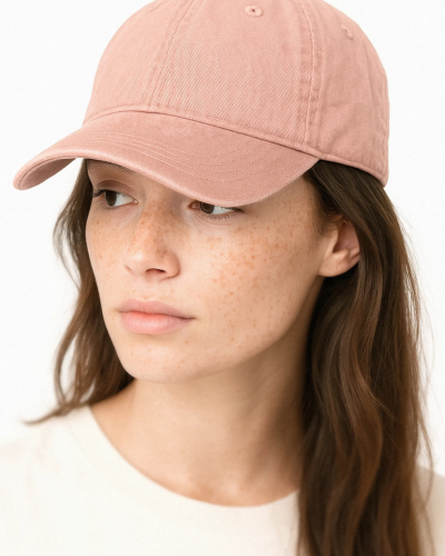 Gorra orgánica unisex de 6 paneles