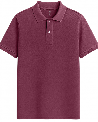 Polo sostenible de algodón orgánico efecto lavado hecho en España