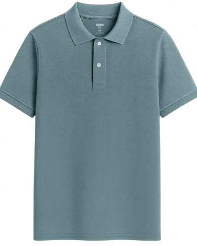 Polo sostenible de algodón orgánico efecto lavado hecho en España