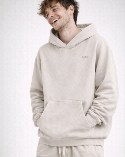 Sudadera premium oversize con capucha · Algodón orgánico · TIDE