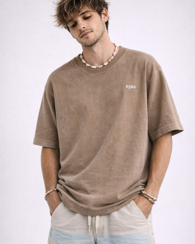 Camiseta premium oversize · Algodón orgánico · TIDE