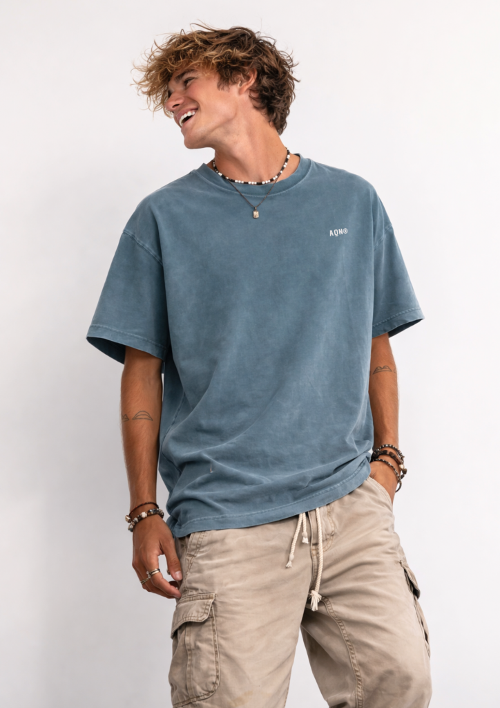 camiseta sostenible de algodón orgánico ANDAQUENÓ® hecha en España