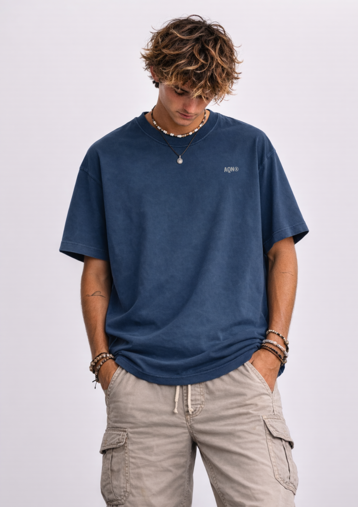 camiseta sostenible de algodón orgánico ANDAQUENÓ® hecha en España