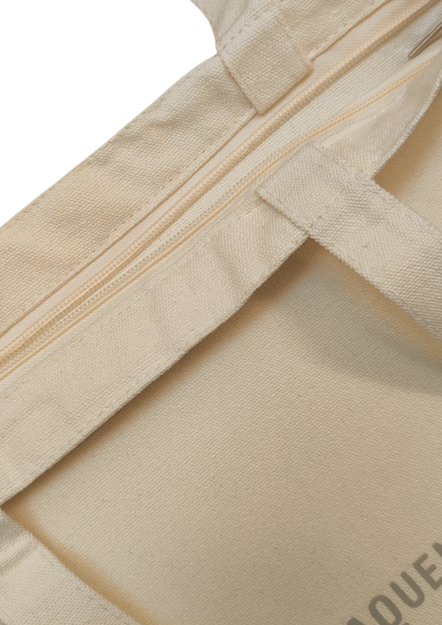 Bolsa tote ecológica premium con cremallera · Algodón orgánico 280 g/m² - Imagen 2