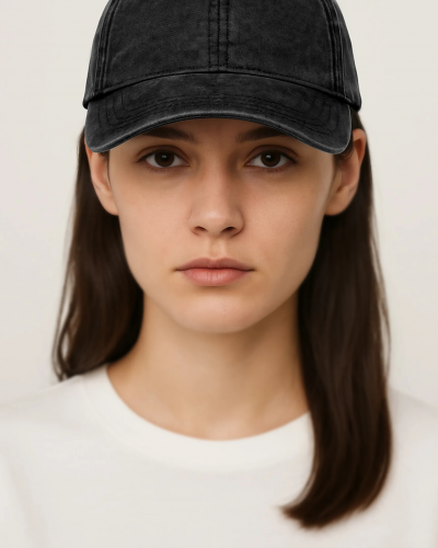 Gorra orgánica unisex de 6 paneles