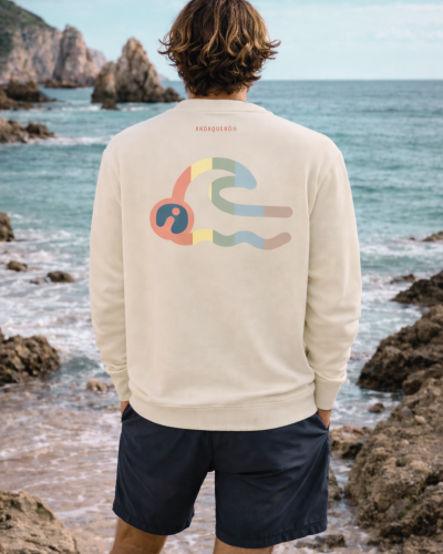 Sudadera unisex de algodón orgánico (sin felpa interior)