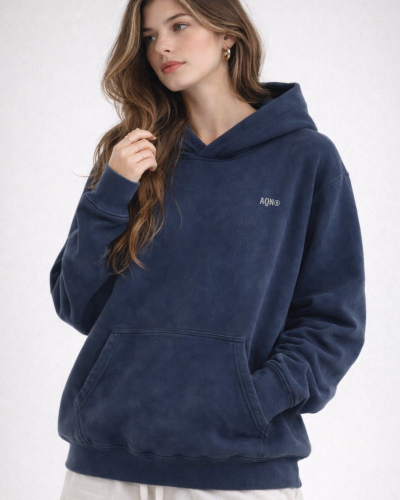 Sudadera premium oversize con capucha · Algodón orgánico · TIDE