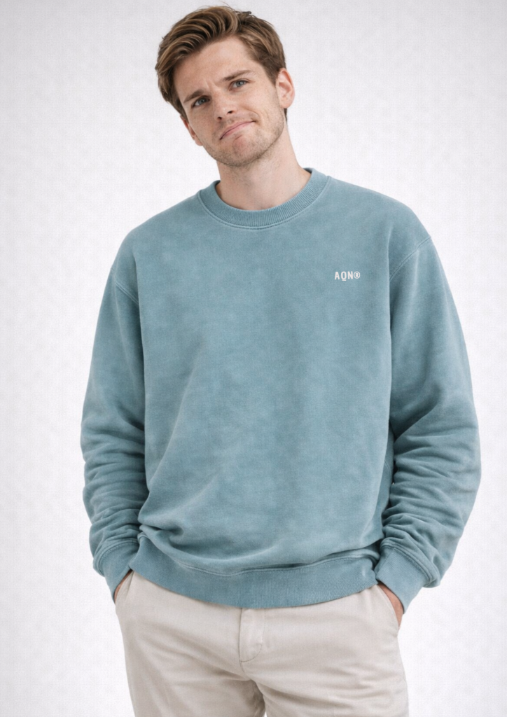 sudadera sostenible de algodón orgánico ANDAQUENÓ® hecha en España