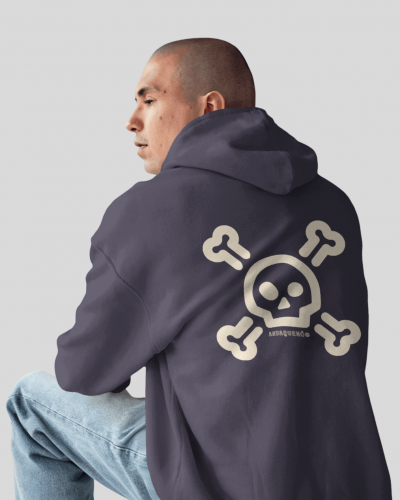 Sudadera con capucha unisex de algodón orgánico (sin felpa interior)