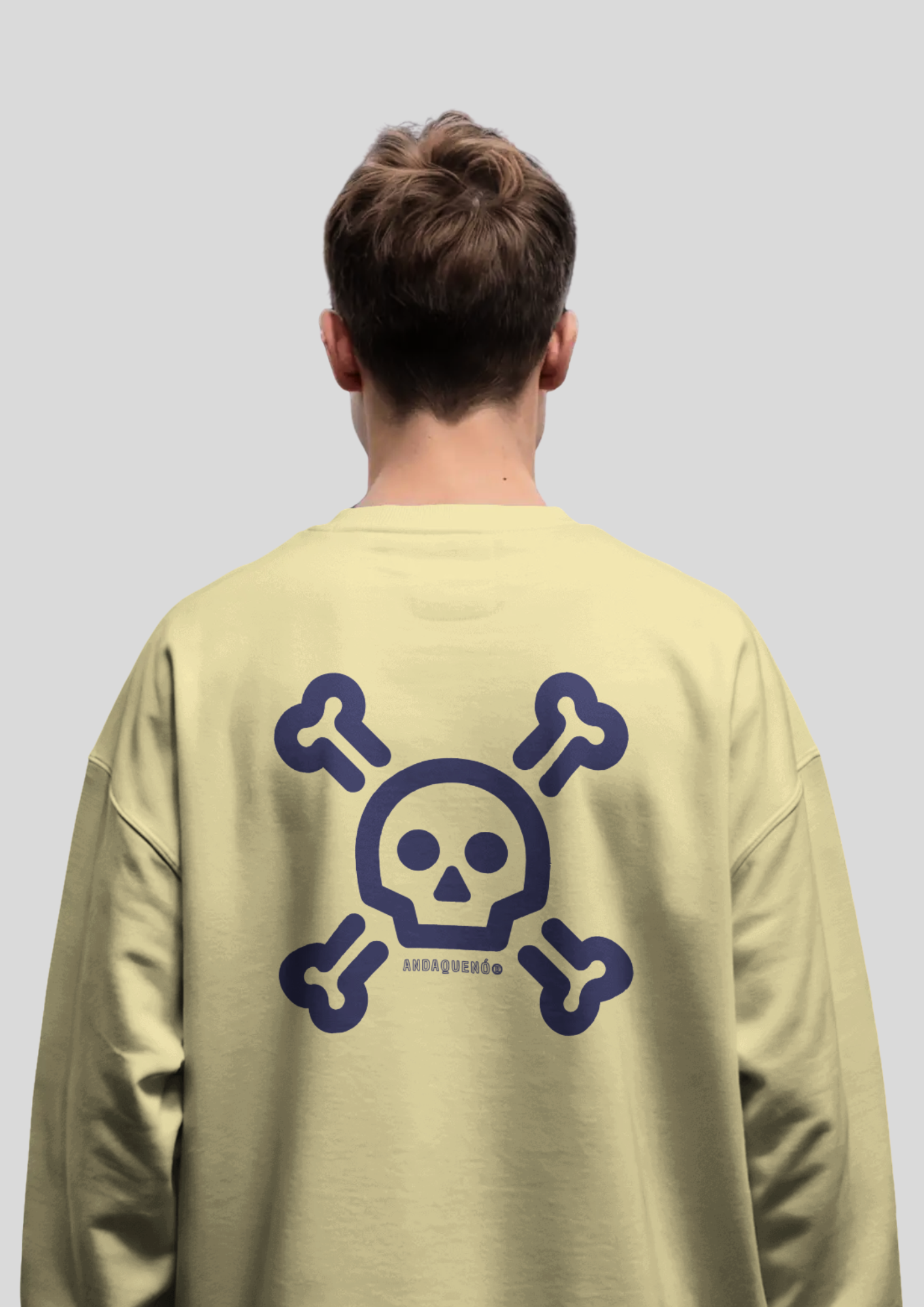 Sudadera unisex de algodón orgánico efecto lavado (sin felpa interior)