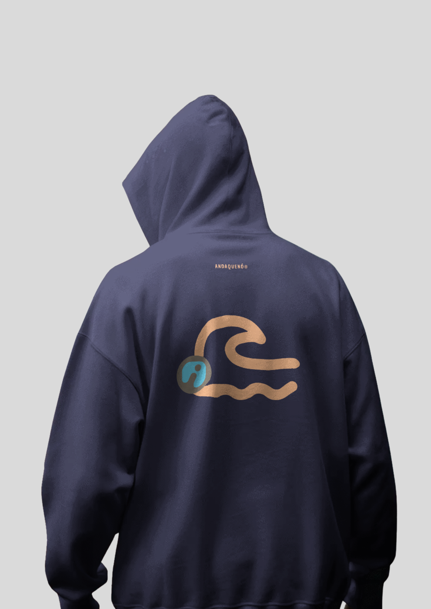 Sudadera con capucha unisex de algodón orgánico (sin felpa interior)