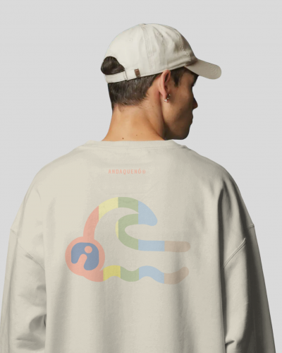 Sudadera unisex de algodón orgánico (sin felpa interior)