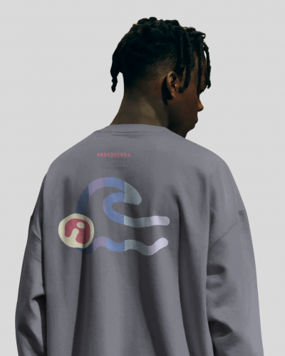 Sudadera unisex de algodón orgánico efecto lavado (sin felpa interior)