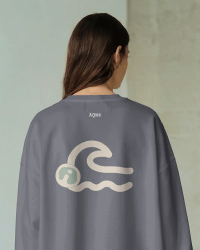 Sudadera unisex de algodón orgánico efecto lavado (sin felpa interior)