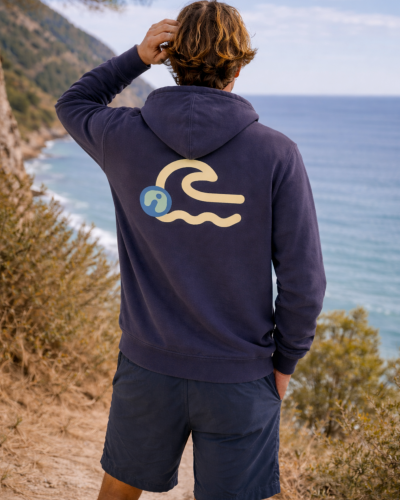 Sudadera con capucha unisex de algodón orgánico (sin felpa interior)