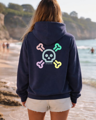 Sudadera con capucha unisex de algodón orgánico (sin felpa interior)