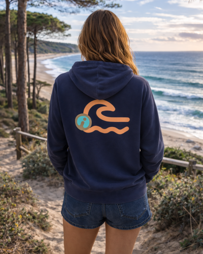 Sudadera con capucha unisex de algodón orgánico (sin felpa interior)