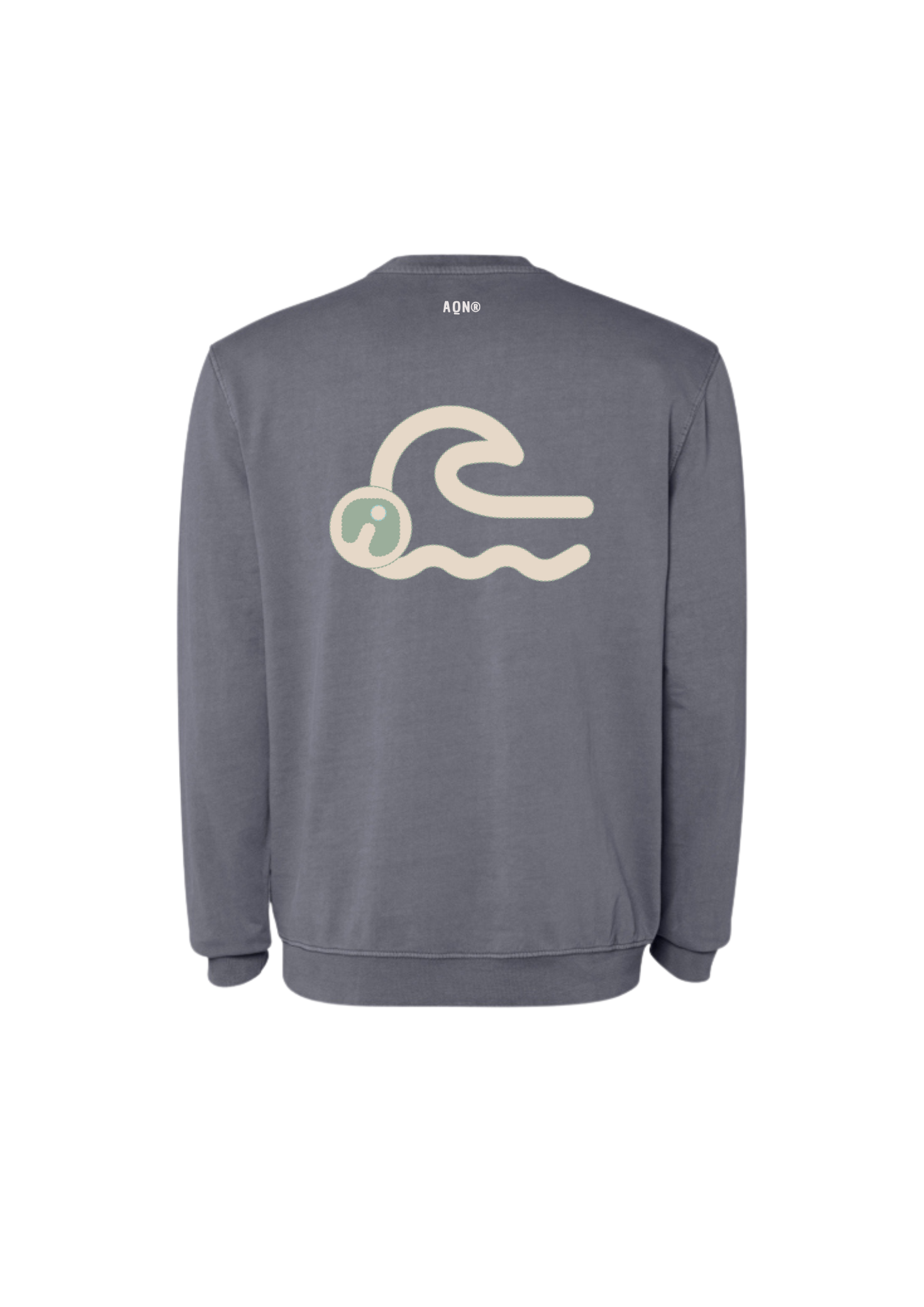 Sudadera unisex de algodón orgánico efecto lavado (sin felpa interior) - Imagen 6