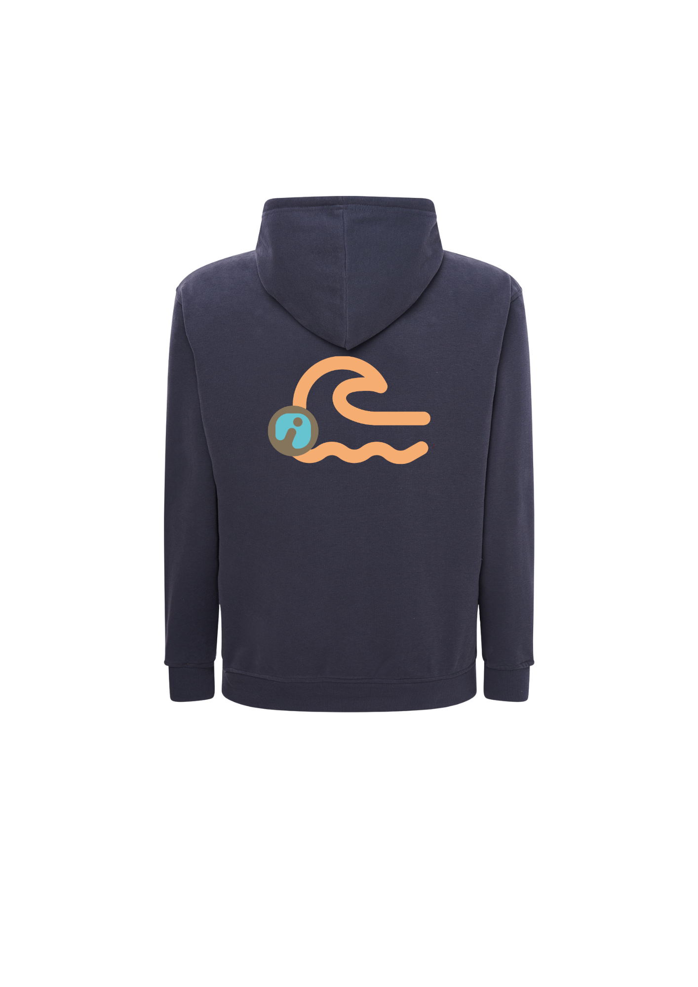 Sudadera con capucha unisex de algodón orgánico (sin felpa interior) - Imagen 2