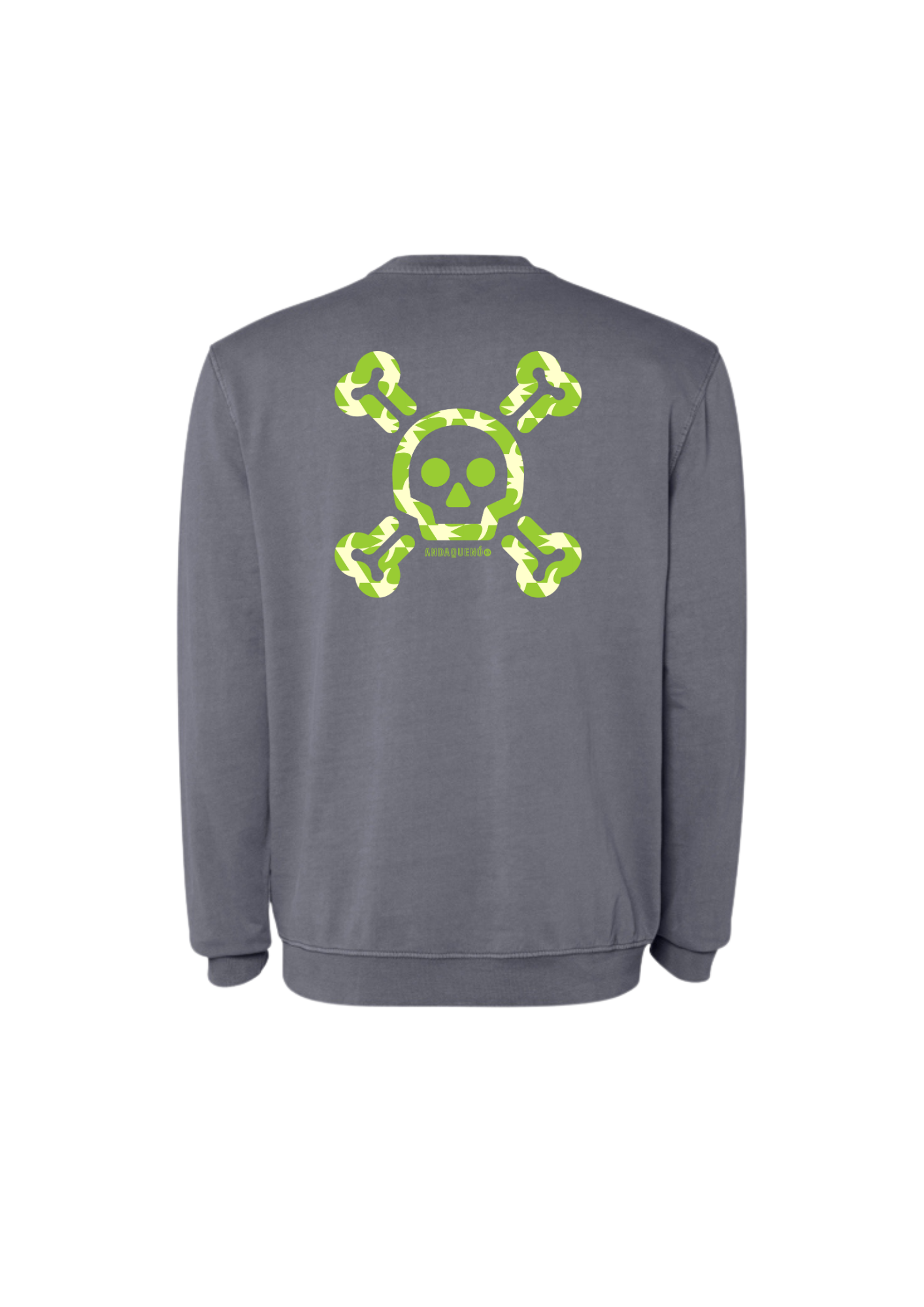 Sudadera unisex de algodón orgánico efecto lavado (sin felpa interior) - Imagen 3