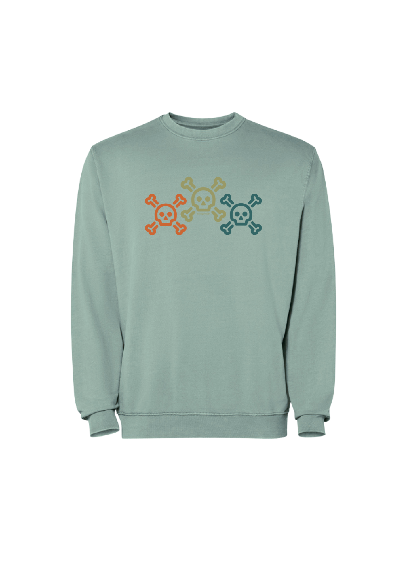 Sudadera unisex de algodón orgánico efecto lavado (sin felpa interior) - Imagen 4