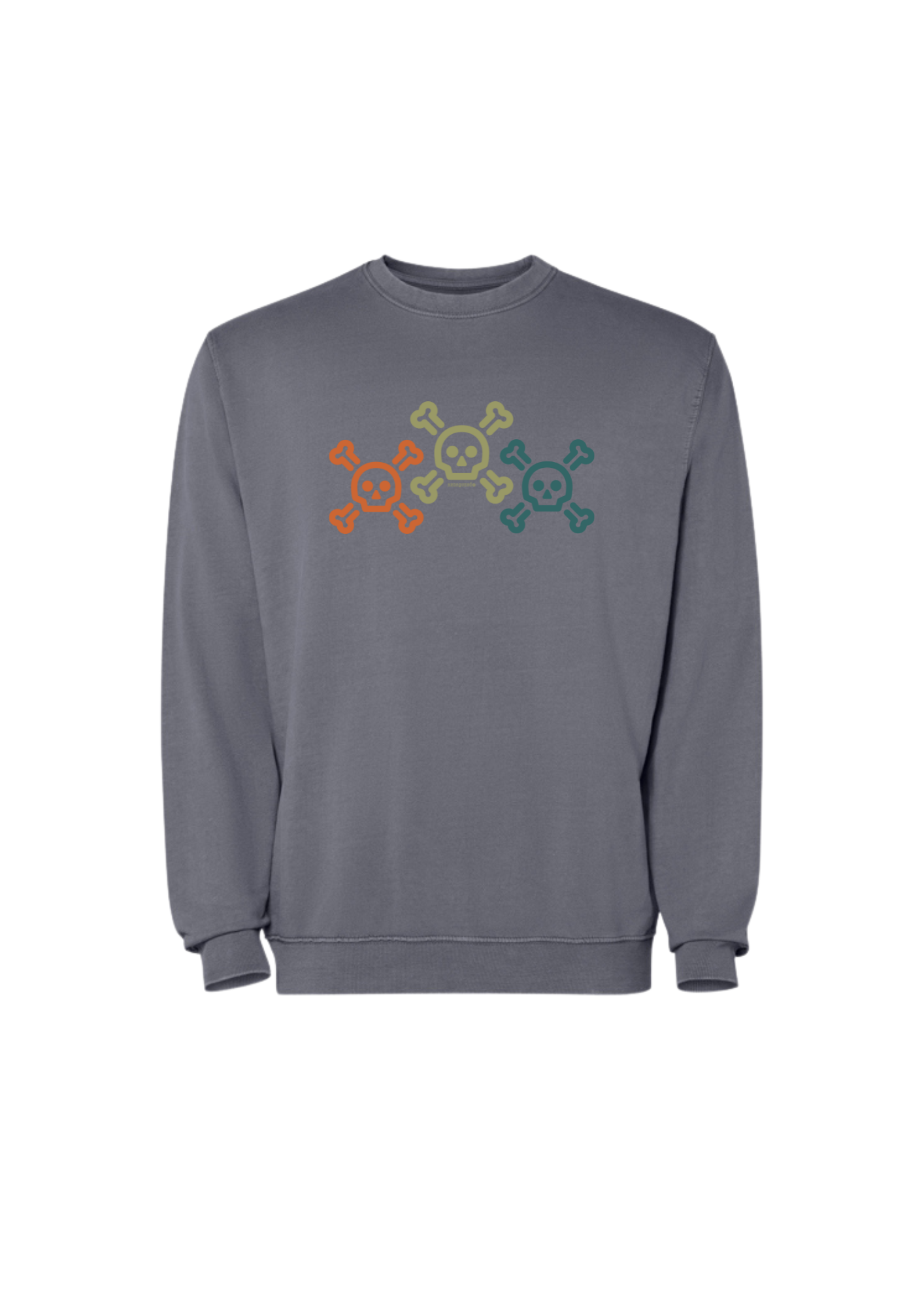 Sudadera unisex de algodón orgánico efecto lavado (sin felpa interior) - Imagen 3