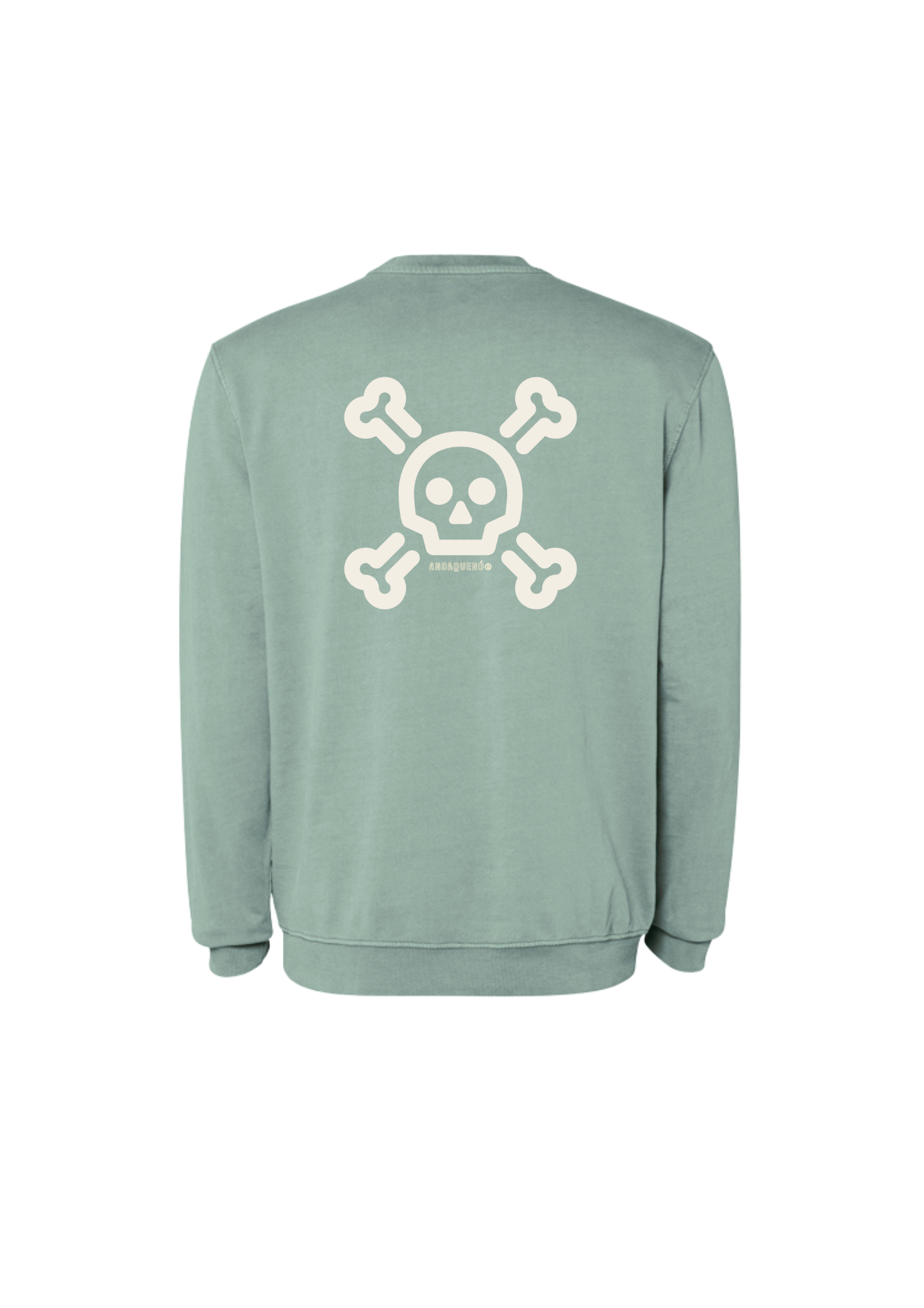 Sudadera unisex de algodón orgánico efecto lavado (sin felpa interior) - Imagen 4