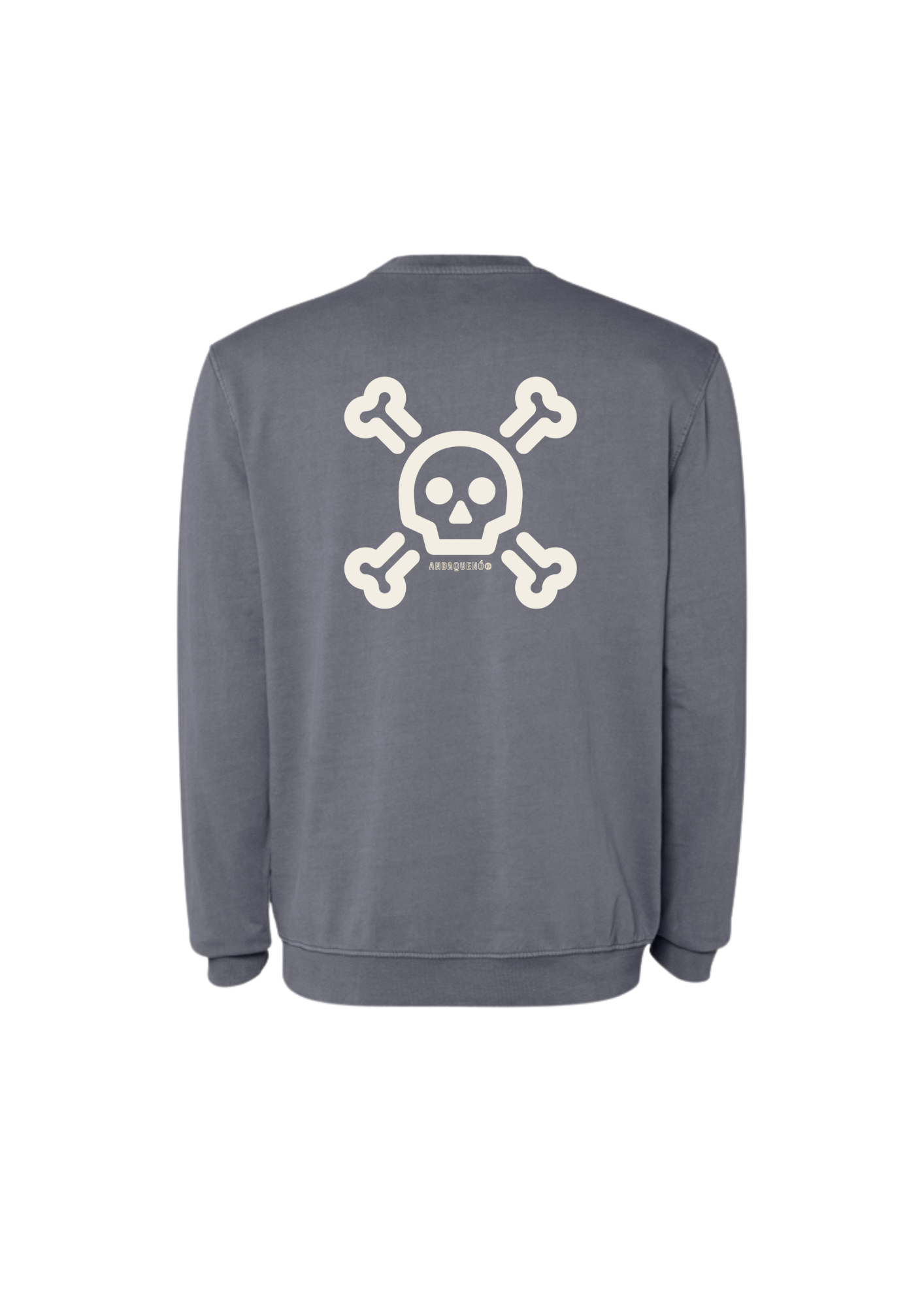 Sudadera unisex de algodón orgánico efecto lavado (sin felpa interior) - Imagen 2