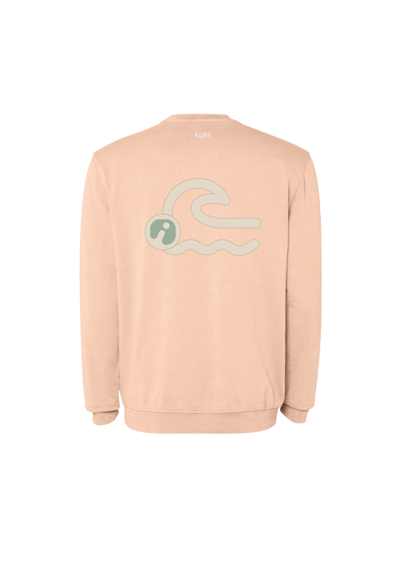 Sudadera unisex de algodón orgánico efecto lavado (sin felpa interior) - Imagen 5