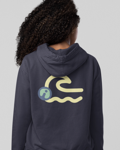 Sudadera con capucha unisex de algodón orgánico (sin felpa interior)