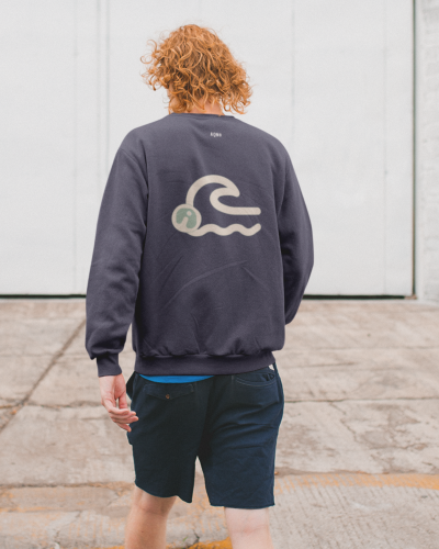 Sudadera unisex de algodón orgánico (sin felpa interior)