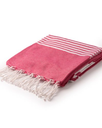 Pareo sostenible de algodón orgánico y poliéster reciclado