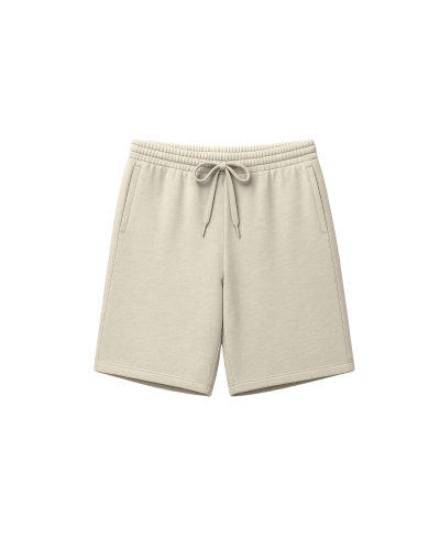 Pantalón corto sin felpa 320 g/m² en algodón orgánico peinado