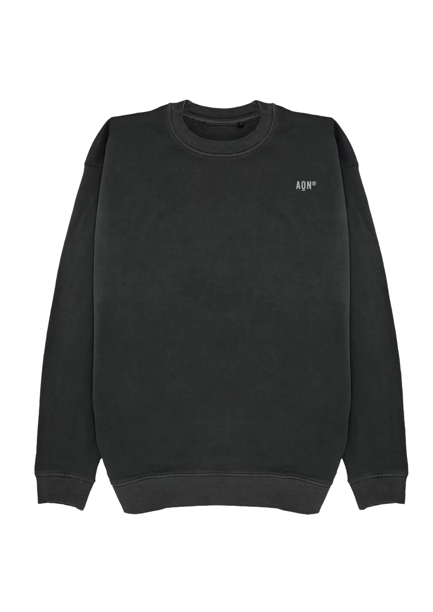 Sudadera cápsula ANDAQUENÓ® – SURFEA TU CONCIENCIA | Stone Wash · Algodón orgánico 100% hecho en España