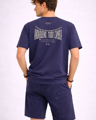 Camiseta cápsula ANDAQUENÓ® – TODO CAMBIA | Algodón orgánico 100% hecho en España