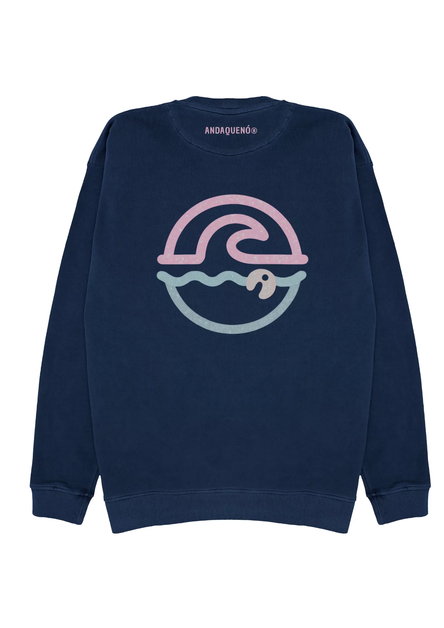 Sudadera unisex sostenible premium oversize 100% algodón orgánico con efecto vintage – hecha en España